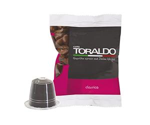 CAFFÈ TORALDO Nespresso | Cápsulas compatibles Nespresso* (100 unidades, mezcla clásica)