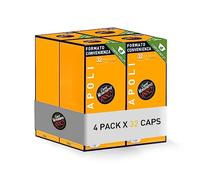 Caffè Vergnano 1882-128 Capsule - Caffè Compatibili Lavazza A Modo Mio Compostabili, Napoli (4 confezioni da 32 capsule)