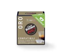 Caffé Vergnano 1882 Cápsulas Café Compatibles Lavazza A Modo Mio, Oro - 1 packs x 16 cápsulas