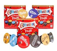 Cafféluxe Cápsulas de Chocolate Caliente Compatibles con Dolce Gusto - Capsulas Dolce Gusto con Sabores Unicos como Mars y Snickers - Chocolate caliente cremoso en prácticas cápsulas - 40 cápsulas