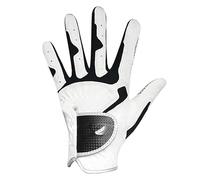 CaFfen Guante Golf Guante de Golf for Hombre, un par Piezas, 2 Opciones Color, Sistema Agarre Mejorado, Fresco, cómodo, Color Azul, Blanco, Mano Izquierda Derecha(Left Hand White,Large L 25)