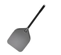 CaFfen Pala Pizza Pala for pizza de 12, 13 y 14 pulgadas, mango largo, súper suave, ligera, for voltear pizzas, accesorios for horno exterior, pala for antiadherente(Black 12inch 86cm)
