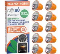 Caffenu 10 cápsulas de limpieza compatible con Nespresso Original Line, Limpia Accesorios y Componentes Internos