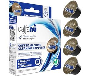 Caffenu Cápsulas de limpieza compatibles con máquinas de café Lavazza Blue - 4 unidades