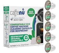 Caffenu Cápsulas Eco Compatible con Nespresso Original Limpia tu Cafetera de aceites y residuos de café que se acumulan en el istema de Preparación. 5 unidades