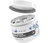 Caffenu Pastillas de limpieza Profesional para cafeteras, 60 tabletas de 2.5 g, utilizar 1 cada 100 tazas