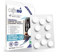 Caffenu Tabletas de limpieza para máquinas de café | 10 tabletas de 1,4 g | Utilizar 1 tableta cada 100 tazas