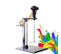 CAFIEDR Agitador de Soporte para máquina mezcladora de Pintura neumática, Mezclador Vertical de Acero Inoxidable de 5 galones/20 l para Pintura, agitador de Aire eficiente para Uso Industrial.