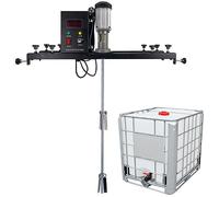 CAFIEDR Agitador Mezclador de Pintura neumático Comercial - Agitador eléctrico de 980 W con Soporte para una Mezcla eficiente de Pintura, Equipo Profesional para Mezclar Pintura