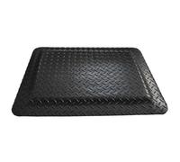 CAFIEDR Alfombrilla Industrial Antifatiga De Esponja De Diamante De Alta Resistencia, Alfombrilla Ergonómica para El Lugar De Trabajo, Alfombrillas Antideslizantes E Impermeables para.Black-50x80cm