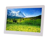 CAFIEDR IPS de visión completa de 13.3 pulgadas que puede reproducir álbumes electrónicos de publicidad de video en pantalla vertical con marco de soporte negro soporta música (blanco 13.3 pulgadas)