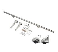 CAFIEDR Kit de riel para Escalera, herrajes para Escalera rodante, Kit de herrajes para Escalera Deslizante, riel/riel de 6.6-26.2 pies, un Color, 23 pies