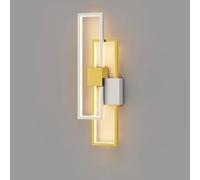 CAFIEDR Lámpara de Pared de 19,7 Pulgadas, Rectangular de Metal, LED de Tres Colores Regulable, para habitación, Sala de Estar, Dormitorio, Pasillo de Hotel.