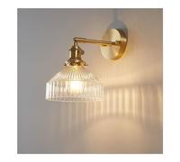 CAFIEDR Lámpara de Pared, lámpara de Pared con Soporte, lámpara de Pared de Vidrio posmoderna para mesita de Noche, lámpara de Pared para Interiores