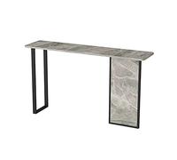 CAFIEDR Mesa de Centro Mesa de sofá de Pizarra, Mesa de Almacenamiento para Sala de Estar, Mesa de Centro de Metal, Mesa Auxiliar extraíble