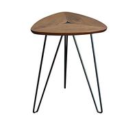 CAFIEDR Mesa de Centro Mesa de sofá móvil, Mesa de Centro de Hierro Forjado, Mesa de Almacenamiento para Sala de Estar, Tablero de Fibra de Densidad Media, Estructura d