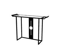 CAFIEDR Mesa De Centro Sofá Moderno O Mesa De Entrada, Mesa Consola, Estructura De Metal, Pies Robustos Y Ajustables, para Sala De Estar, Pasillo