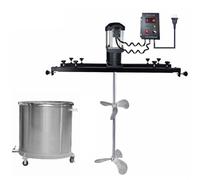 CAFIEDR Mezclador de Pintura neumático de 2000 W con Soporte, máquina mezcladora de Alta Resistencia para una eficiente disolución de Tinta y Mezcla de Pintura.