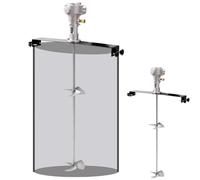 CAFIEDR Mezclador de Pintura neumático de 55 galones - Agitador de Aire de Alta Resistencia para Pintura, Tinta y Tinte - Máquina mezcladora Profesional de Tanques y barriles para una Mezcla Superior