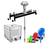 CAFIEDR Mezclador de Pintura neumático IBC: Mezclador de Tanque Ajustable de 75 a 137 cm con hélice Plegable, Ideal para disolventes de Tinta y soluciones de agitación.