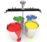 CAFIEDR Mezcladora neumática de Pintura y Lodo de 1 tonelada con Soporte Ajustable de 75 a 137 cm, Ideal para disolver y agitar Tinta, Herramienta de Mezcla de Alta Resistencia.