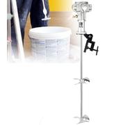 CAFIEDR Soporte para máquina agitadora de Pintura neumática - Herramienta agitadora de Aire de 1/2 HP para bidones y Cubos de 55 galones - Mezclador de Pintura Ajustable para una Mezcla eficiente