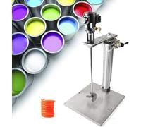 CAFIEDR Soporte para mezcladora neumática automática de Pintura, mezcladora de Aire de 5 galones y 20 L, mezcladora de Recubrimiento con Plataforma elevadora eficiente para Mezclar Pintura y Barniz.