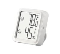 CAFIEDR Termómetro higrómetro WiFi IBS TH3, Sensor de Temperatura y Humedad para Interiores, Ideal para dormitorios, invernaderos y bodegas.