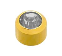 Caflon Blu - Pendientes de tuerca bañados en oro (0,07 kg)