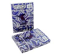 Caflon Blu - Pendientes de tuerca (bañados en oro de 24 quilates, 1 unidad)