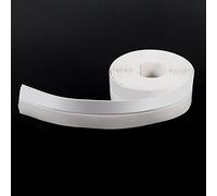 Cafopgrill Cinta de Tira de Sellado de la Puerta de la Ventana de la Tira de la Ventana de la Tira del exclusión del Proyecto del Caucho de Silicona de 3 Colores 35m m(Blanco)