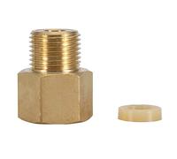 Cafopgrill El Tanque del Cilindro de CO2 W21.8 CGA320 convertidor del Adaptador para el Tanque de Peces de Acuario(CGA320 A W21.8)