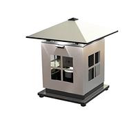 Caframo JOI Lamp, 8310CASBX, iluminación LED alimentada por velas, acero inoxidable, plata