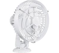 Caframo Kona 12 V Resistente al Agua Ventilador de Velocidad Variable, Blanco