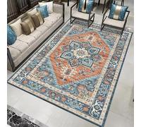 Cafusesdd Alfombra para Exteriores, Alfombra para Interiores y Exteriores, Que no se desprende, fácil de Limpiar, Antideslizante, alfombras de Cocina para Patio, Sala de Estar, balcón(D,1.3 * 2ft)