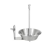 Cage Bird Dishes - Stainless Steel Feeding Dispenser | Parrot and Parakeet Feeder and Pellets Suitable for Indoor Cages, Backyard Poles, Crates or Outdoor Aviaries