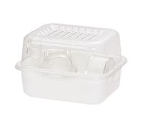 CAGE CAMPIO - Hábitat de hámster transparente | Clear Pequeñas cercas para mascotas | Contenedor transpirable para mascotas | Castillo de visión de hámster o animales pequeños