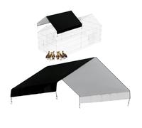 Cage Cover - Chicken Coop Cover, Poultry Enclosure Tarp, Animal Shelter, Insulation Shed Cloth | Multi-Purpose Chicken Coop Tarp Covers Waterproof, Chickens Coops Insulation For Winter, Covering Plant