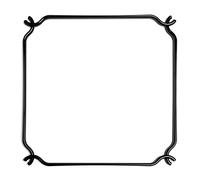 Cage Cuadrada - Estructura para lámparas de araña - M - L 48 cm, Negro