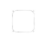 Cage Cuadrada - Estructura para lámparas de araña - S - L 34 cm, Transparente