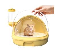 Cage De Pour Hamster | Avec Plateau Amovible Transparent - Cage De Pour Petits | Pour Chinchilla Hérisson Gerbille Dragon Barbu Perroquet Oiseau Extérieur Camping Routier