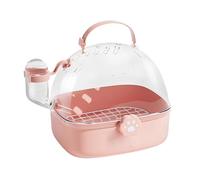 Cage De Transport Oiseaux - Cage Voyage Portable Petit Rongeur, Bouteille D'Eau Incluse | Accessoire Spacieux Transport Hérisson Perruches Calopsittes Moineaux Inséparables, Maison Extérieur, Facile N