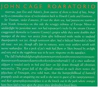 Cage Edition, vol. 6 : Roaratorio. Malloy