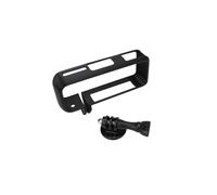 Cage Marco para Insta360 X4 Air 360 Marco Protector de Disparo Horizontal/Vertical de cámara Resistente a arañazos con 1/4 Tornillo Agujero cámara trípode Montaje Adaptador (Borde Horizontal Negro)