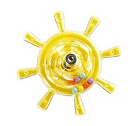 Cage Parakeet Toys, 1.57 inch Colorful Rotating Wheel Rattle Cage Hanging Interactive Bird Toy for Mental Stimulation and Activity Engagement, Parrot Enrichment Accessory for Budgies, Cockatiels