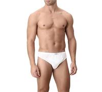 CAGI 6 braguitas de algodón para hombre, hilo de Escocia, Art 1208, color foto, tamaño a elegir Color blanco. Medium