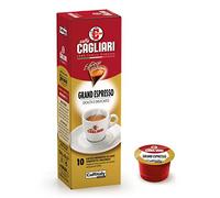 Cagliari - 100 cápsulas Caffitaly System Grand Espresso (10 cajas de 10 unidades)