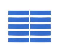 CAGUYLONA Kit de marcadores para líneas de cancha, Conjunto de marcadores para Puntos de Tenis para Pistas de Pickleball, Baloncesto y Tenis, líneas de Marcado multipropósito de PVC Brillant (Azul)