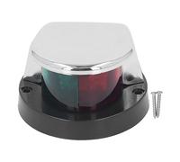 CAGUYLONA Luz de navegación LED para embarcaciones, luz de proa bicolor rojo-verde, luz de navegación marina IP66 impermeable de 12 V y 6 W para yates, veleros y lanchas motoras, con ángulo