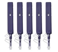 CAGUYLONA Pluma limpiadora de fibra óptica, conector LC MU, limpieza final para virolas de 1,25mm de diámetro SC FC ST 800 + tiempos de limpieza, 5 uds.